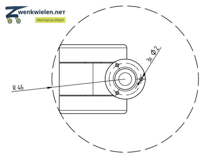 meubelwiel universieel