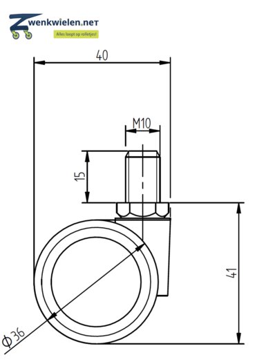 stoelwielen m10 bio