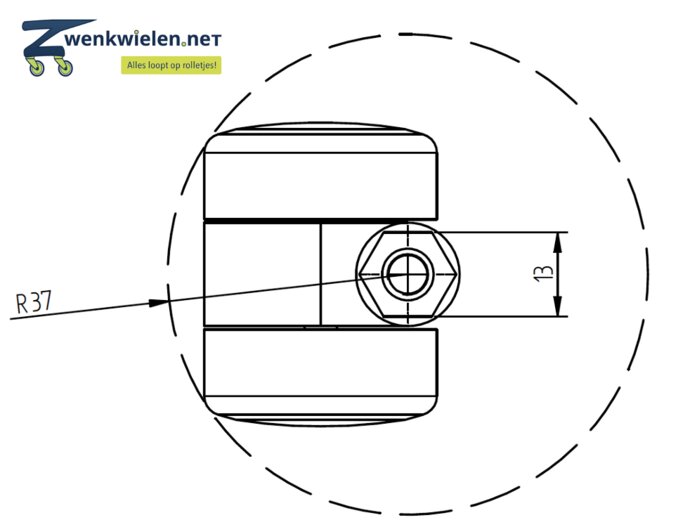 meubelwiel m8 bio