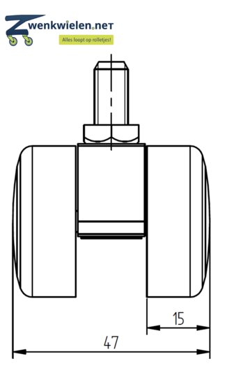 zwenkwiel m8 eco