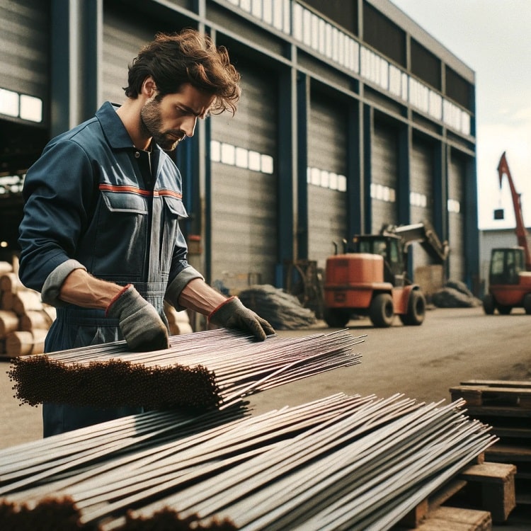 Zwaar tillen op werk zonder wiel